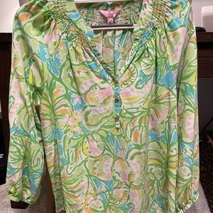 Lilly Pulitzer Elsa  button front top